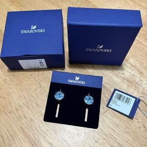 SWAROVSKI light blue drop earrings